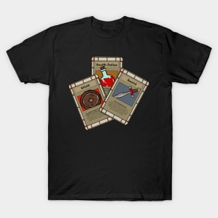 Stack of Trading Cards No 2 - Role Playing Game T-Shirt
